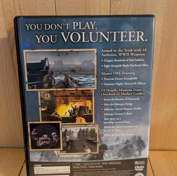 Medal of Honor: Frontline for PlayStation 2 Game Used - Picture 5 of 5